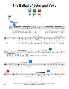 The Ballad Of John And Yoko von The Beatles (Download) 