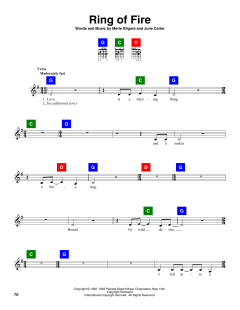 Ring Of Fire von Johnny Cash (Download) 