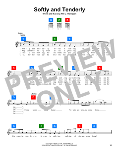 Softly And Tenderly von Will L. Thompson (Download) 