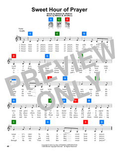 Sweet Hour Of Prayer von William B. Bradbury (Download) 