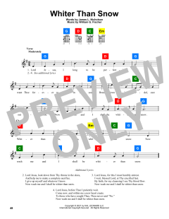 Whiter Than Snow von William G. Fischer (Download) 