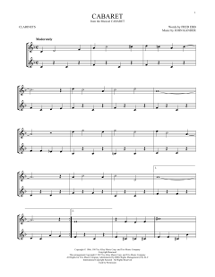 Cabaret von Fred Ebb (Download) 