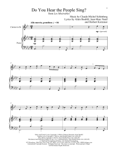 Do You Hear The People Sing? von Alain Boublil (Download) 