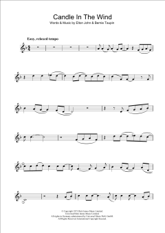Candle In The Wind von Elton John (Download) 