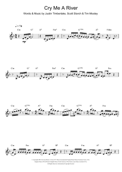 Cry Me A River von Justin Timberlake (Download) 