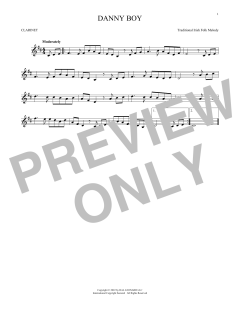 Danny Boy von Frederic Edward Weatherly (Download) 