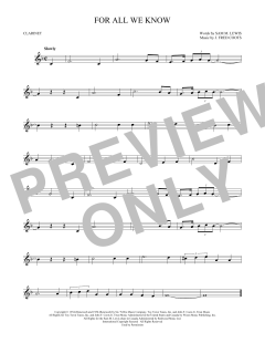 For All We Know von Sam M. Lewis (Download) 