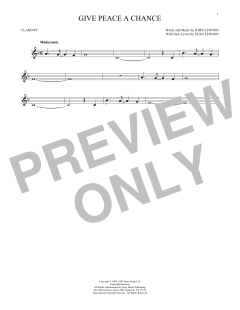 Give Peace A Chance von John Lennon (Download) 