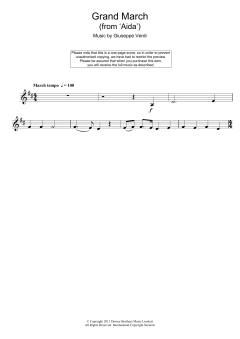 Grand March von Giuseppe Verdi (Download) 