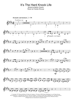 It's The Hard-Knock Life von Charles Strouse (Download) 