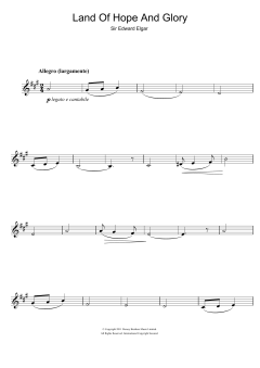 Land Of Hope And Glory von Edward Elgar (Download) 
