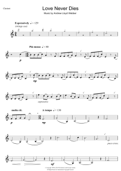 Love Never Dies von Andrew Lloyd Webber (Download) 