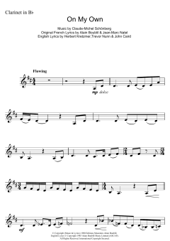 On My Own von Claude-Michel Schönberg (Download) 