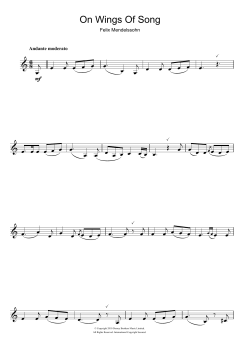 On Wings Of Song von Felix Mendelssohn (Download) 