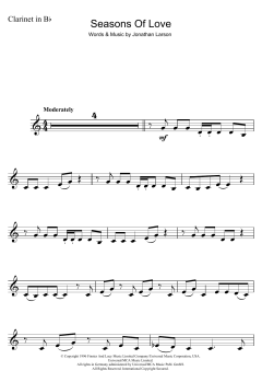 Seasons Of Love von Jonathan Larson (Download) 