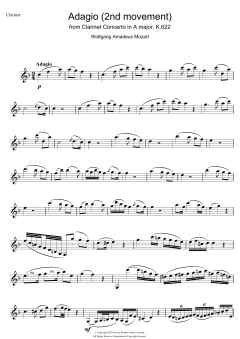 Slow Movement Theme von Wolfgang Amadeus Mozart (Download) 