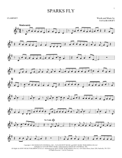Sparks Fly von Taylor Swift (Download) 