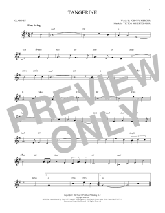 Tangerine von Johnny Mercer (Download) 