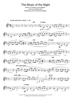 The Music Of The Night von Andrew Lloyd Webber (Download) 