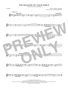 The Shadow Of Your Smile von Johnny Mandel (Download) 