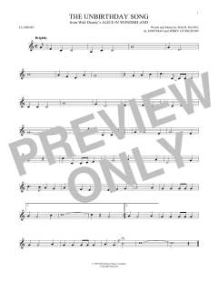 The Unbirthday Song von Al Hoffman (Download) 