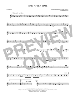 Time After Time von Cyndi Lauper (Download) 