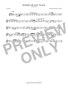 Where E'er You Walk von Georg Friedrich Händel (Download) 