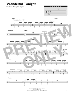 Wonderful Tonight von Eric Clapton (Download) 