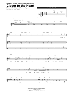 Closer To The Heart von Rush (Download) 