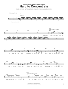 Hard To Concentrate von Red Hot Chili Peppers (Download) 
