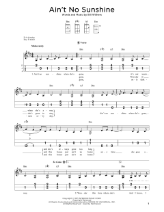 Ain't No Sunshine von Bill Withers (Download) 