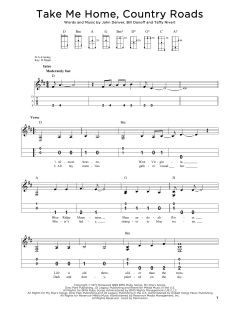Take Me Home, Country Roads von John Denver (Download) 