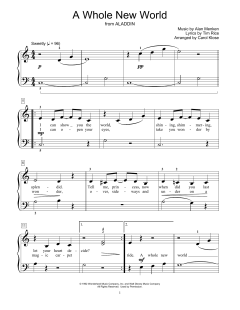 A Whole New World von Tim Rice (Download) 
