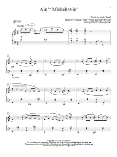 Ain't Misbehavin' von Thomas "Fats" Waller (Download) 