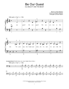 Be Our Guest von Alan Menken (Download) 