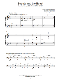 Beauty And The Beast von Alan Menken (Download) 