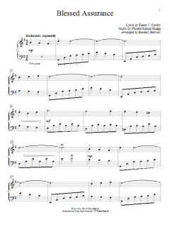 Blessed Assurance von Randall Hartsell (Download) 