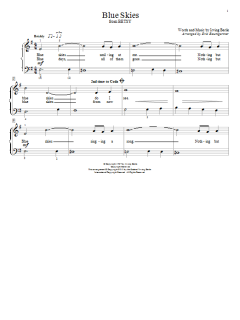 Blue Skies von Irving Berlin (Download) 