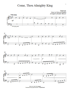 Come, Thou Almighty King von Randall Hartsell (Download) 