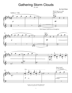 Gathering Storm Clouds von Carol Klose (Download) 