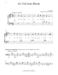 Go Tell Aunt Rhody von Traditional (Download) 