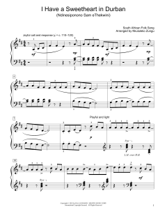 I Have A Sweetheart In Durban von South African folk song (Download) 