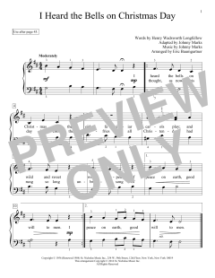 I Heard The Bells On Christmas Day von Johnny Marks (Download) 