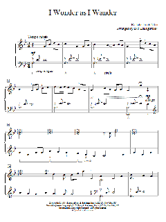 I Wonder As I Wander von John Jacob Niles (Download) 