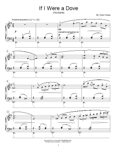 If I Were A Dove von Carol Klose (Download) 