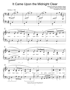 It Came Upon The Midnight Clear von Edmund Hamilton Sears (Download) 
