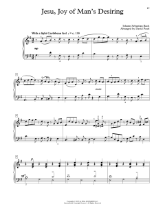 Jesu, Joy Of Man's Desiring von Johann Sebastian Bach (Download) 