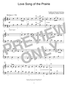Love Song Of The Prairie von Traditional Chinese Folk Song (Download) 