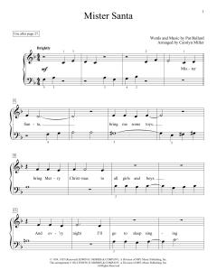 Mister Santa von Pat Ballard (Download) 