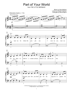 Part Of Your World von Alan Menken (Download) 